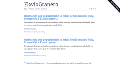 Desktop Screenshot of flaviogranero.com